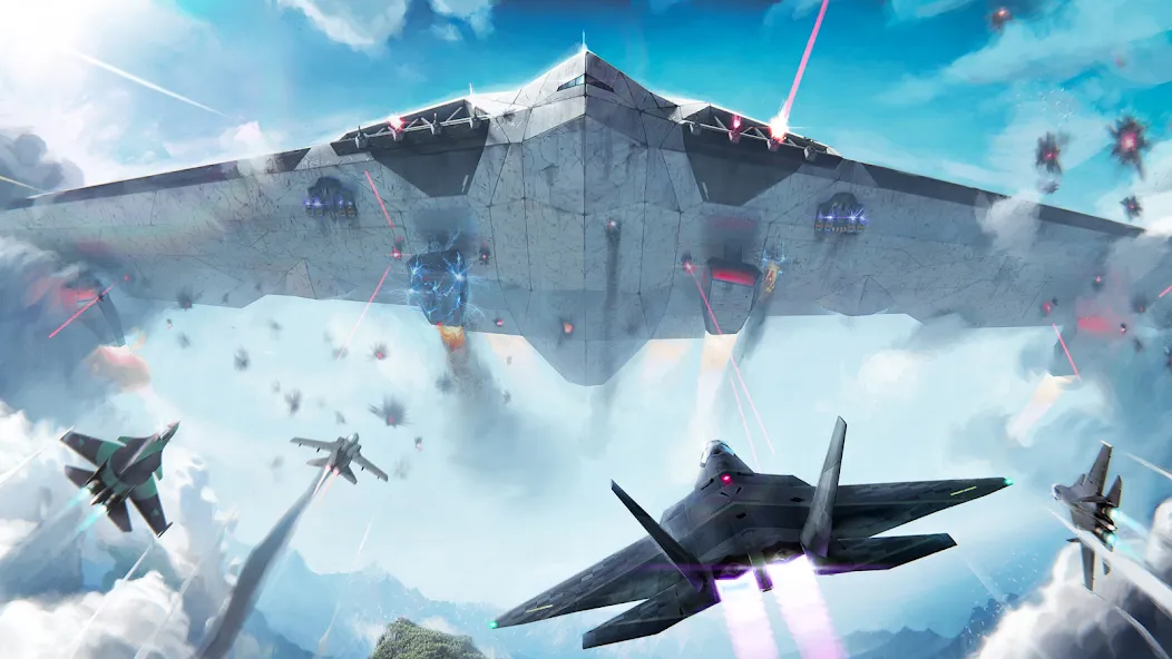 Modern Warplanes: PvP Warfare (Модерн Варплейнс)  [МОД Unlimited Money] Screenshot 2