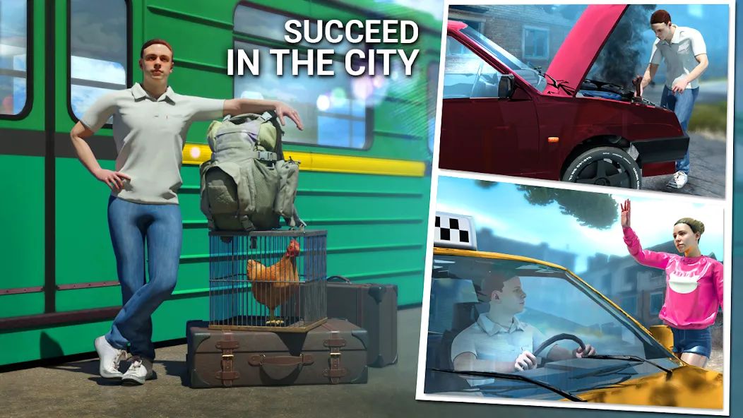 Real Driving School in City  [МОД Много денег] Screenshot 1