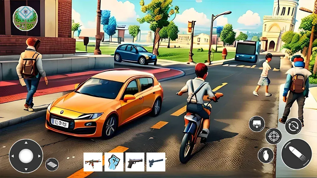 Gangster Car Theft Games (Гангстерская автомобильная война игр)  [МОД Бесконечные деньги] Screenshot 2