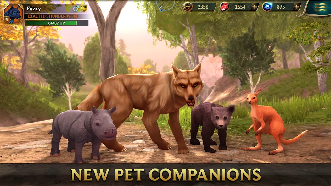 Wolf Tales - Wild Animal Sim (Вулф Тейлс)  [МОД Много монет] Screenshot 2