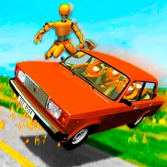 Взломанная VAZ Crash Test Simulator 2  [МОД Unlimited Money] - полная версия apk на Андроид