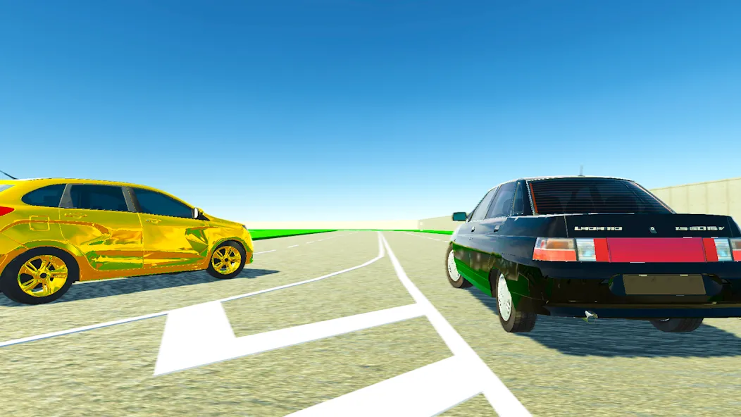 Lada Drift Simulator - Online  [МОД Бесконечные деньги] Screenshot 3