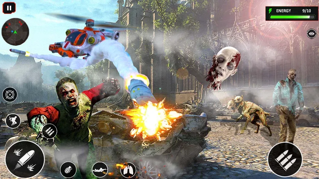 Sniper Zombie Shooting (Зомби стреляющая оффлайн игра)  [МОД Много денег] Screenshot 2