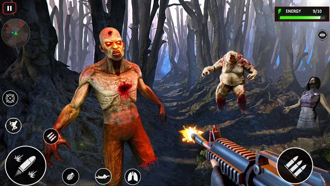 Sniper Zombie Shooting (Зомби стреляющая оффлайн игра)  [МОД Много денег] Screenshot 5