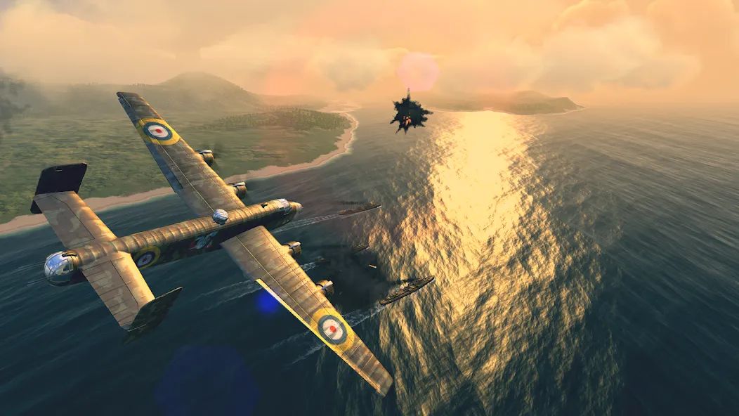 Warplanes: WW2 Dogfight (Варплейнс)  [МОД Unlocked] Screenshot 3