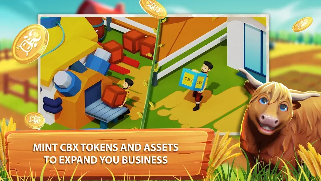 CropBytes: A Crypto Farm Game (КропБайтс)  [МОД Бесконечные деньги] Screenshot 3