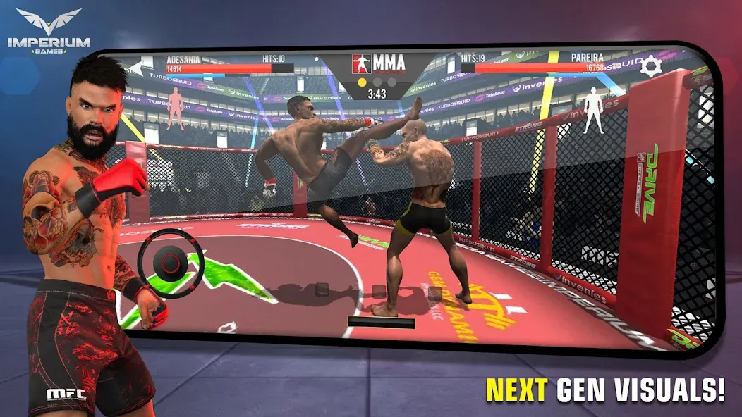 MMA Fighting Clash (ММА Файтинг Клэш)  [МОД Меню] Screenshot 1