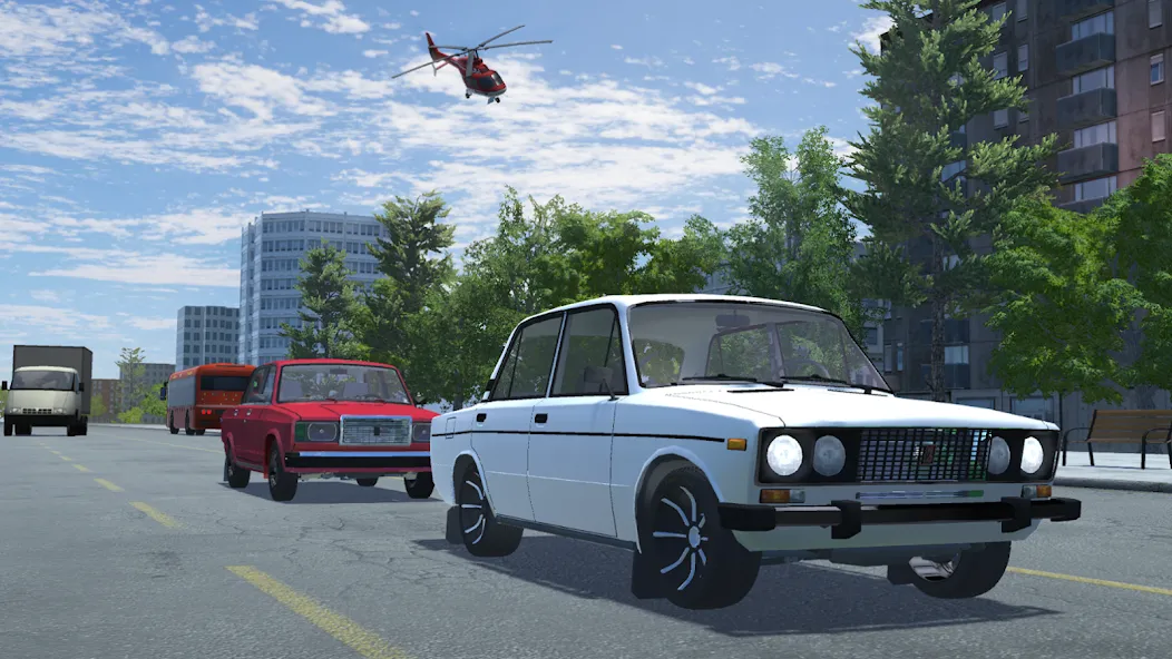 Russian Car Lada 3D  [МОД Unlimited Money] Screenshot 3