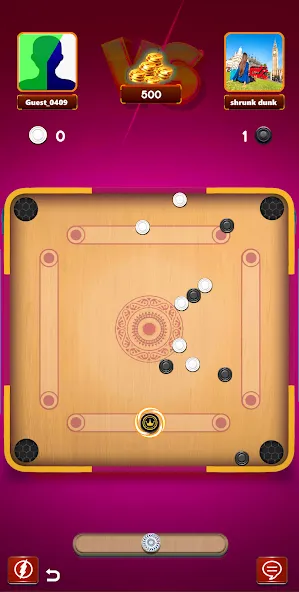 Carrom Board Clash : Pool game (Карром борд пул игра)  [МОД Unlocked] Screenshot 3