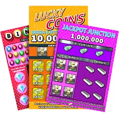 Скачать взлом Scratch Off Lottery Casino (Скретч Офф Лотерейное Казино)  [МОД Много монет] - стабильная версия apk на Андроид