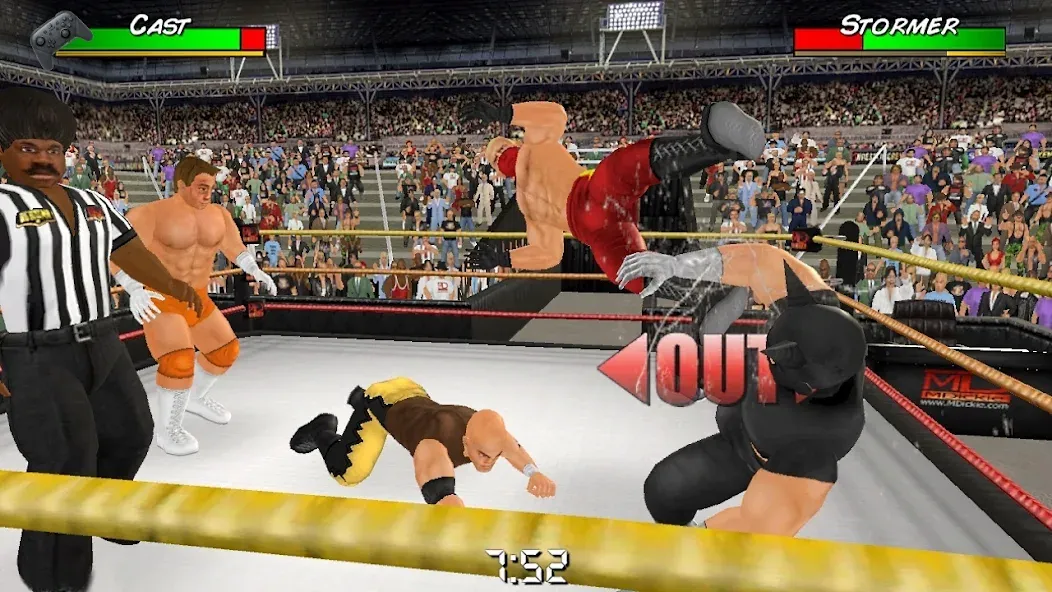 Wrestling Empire (Рестлинг Импайр)  [МОД Много денег] Screenshot 1