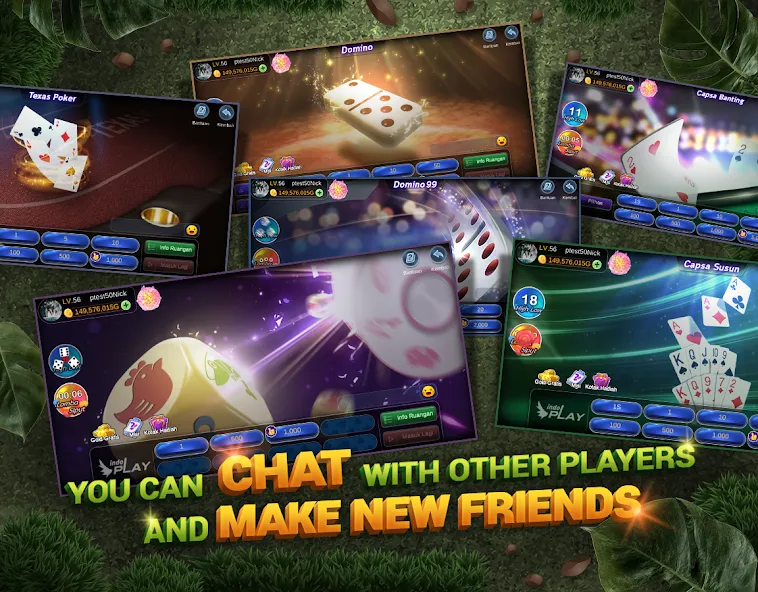 Indoplay-Capsa Domino QQ Poker (Индоплэй)  [МОД Mega Pack] Screenshot 5