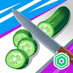 Скачать взлом Super Slices Robux Roblominer (упер Слайсес Робукс Робломайнер)  [МОД Много денег] - стабильная версия apk на Андроид