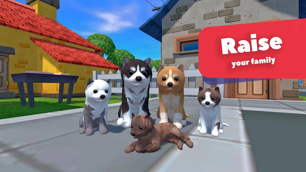 Dog Simulator - Animal Life  [МОД Бесконечные монеты] Screenshot 1