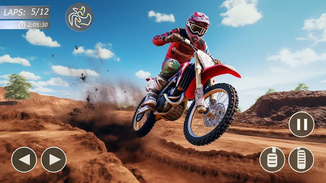 MX Bikes: Motocross Dirt bikes  [МОД Mega Pack] Screenshot 2