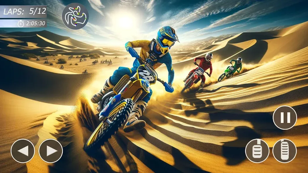 MX Bikes: Motocross Dirt bikes  [МОД Mega Pack] Screenshot 5