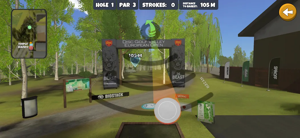 Disc Golf Valley (Диск Гольф Вэлли)  [МОД Бесконечные монеты] Screenshot 1