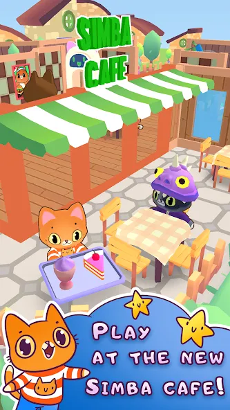 Simba Cafe  [МОД Много монет] Screenshot 2