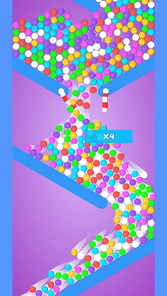 Balls and Ropes: Cut 'n Bounce (Боллс энд Роупс)  [МОД Бесконечные монеты] Screenshot 2