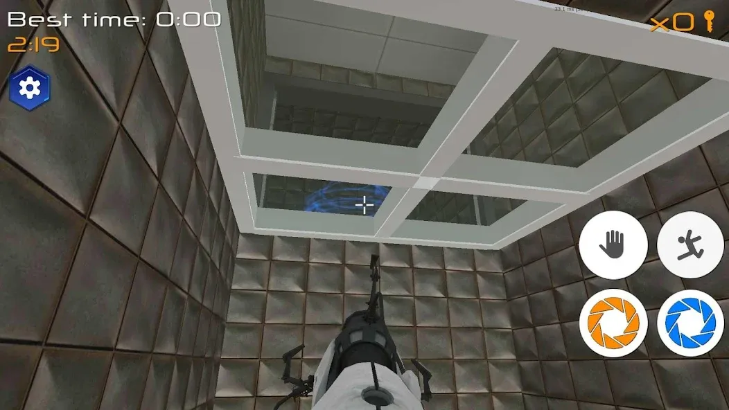 Portal Maze 2 game 3D aperture  [МОД Все открыто] Screenshot 2