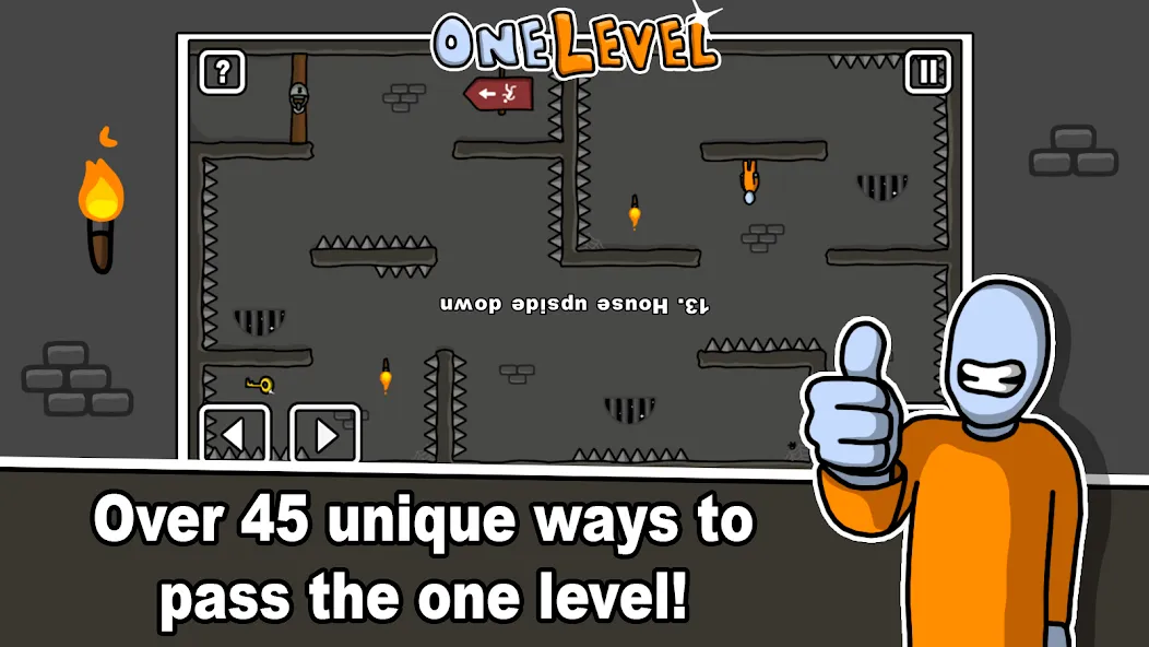 One Level: Stickman Jailbreak (Уан Левел)  [МОД Menu] Screenshot 2