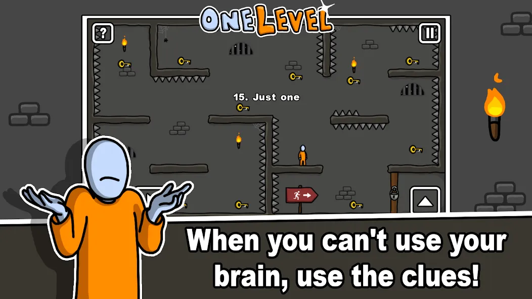 One Level: Stickman Jailbreak (Уан Левел)  [МОД Menu] Screenshot 5