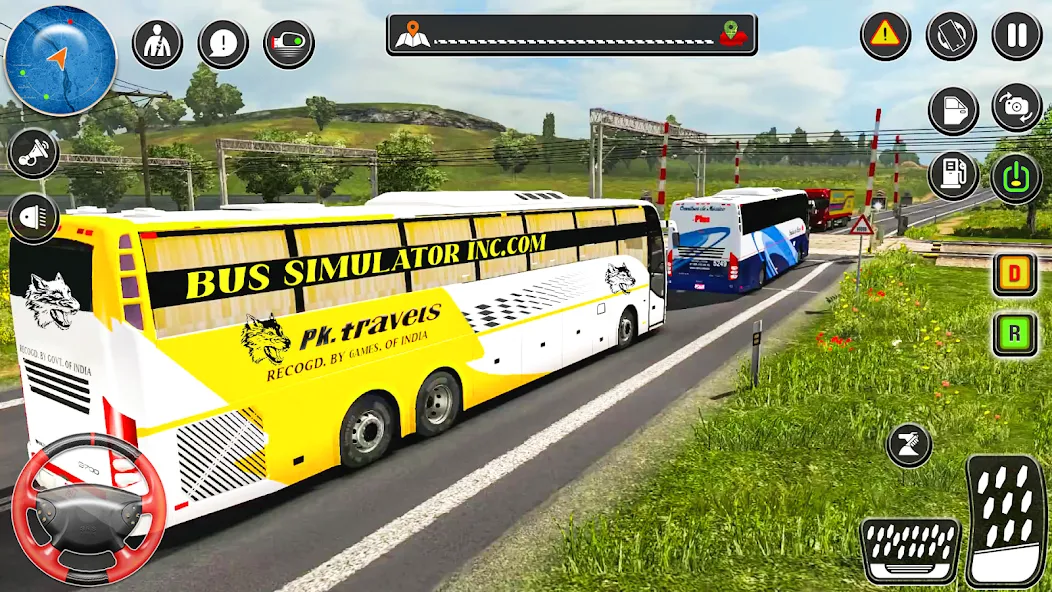 City Coach Bus City Bus Games  [МОД Menu] Screenshot 2