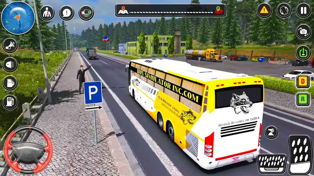 City Coach Bus City Bus Games  [МОД Menu] Screenshot 5