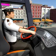 Взлом City Coach Bus City Bus Games  [МОД Menu] - последняя версия apk на Андроид