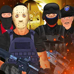 Взломанная Justice Rivals 3 Cops&Robbers  [МОД Много монет] - полная версия apk на Андроид