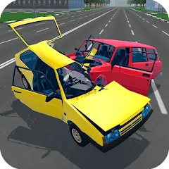 Взломанная Russian Car Crash Simulator (Рашн Кар Краш Симулятор)  [МОД Unlimited Money] - последняя версия apk на Андроид