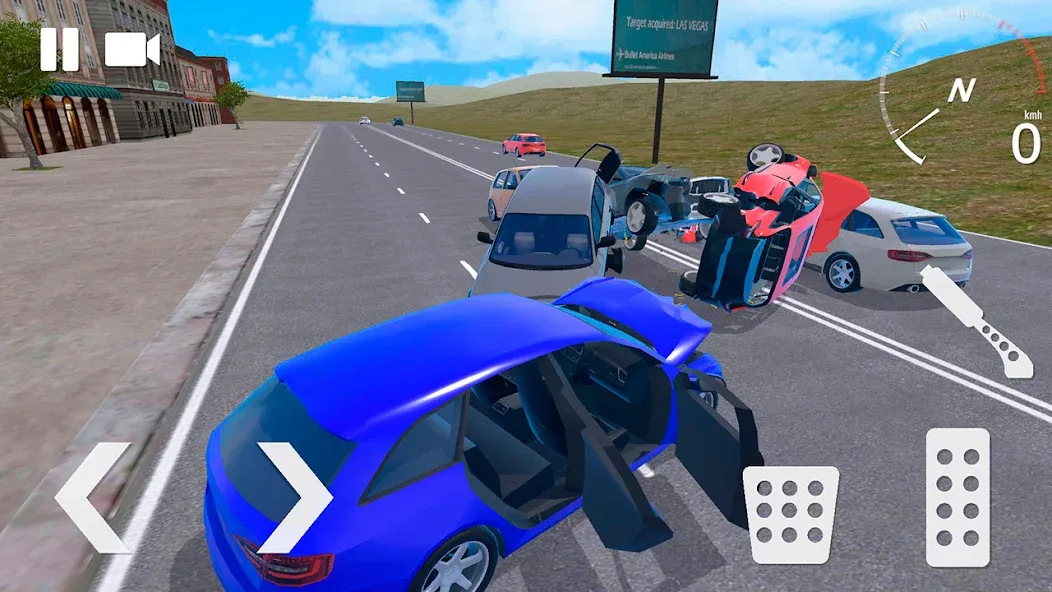 Traffic Crashes Car Crash (Трафик Краш Кар Краш)  [МОД Меню] Screenshot 2