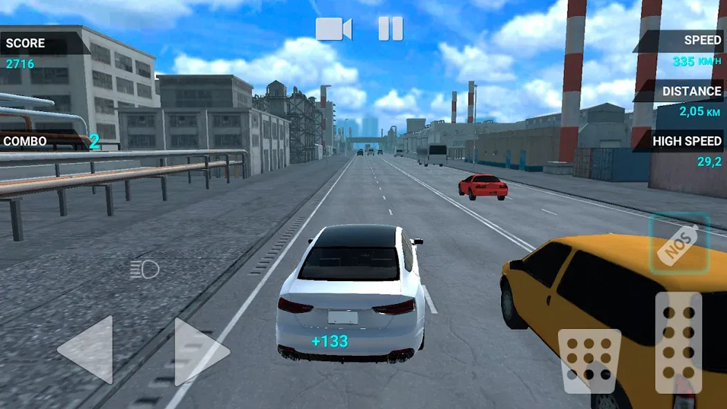 Traffic Racer Speeding Highway (Трафик Рейсер Скоростная Шоссе)  [МОД Unlimited Money] Screenshot 1