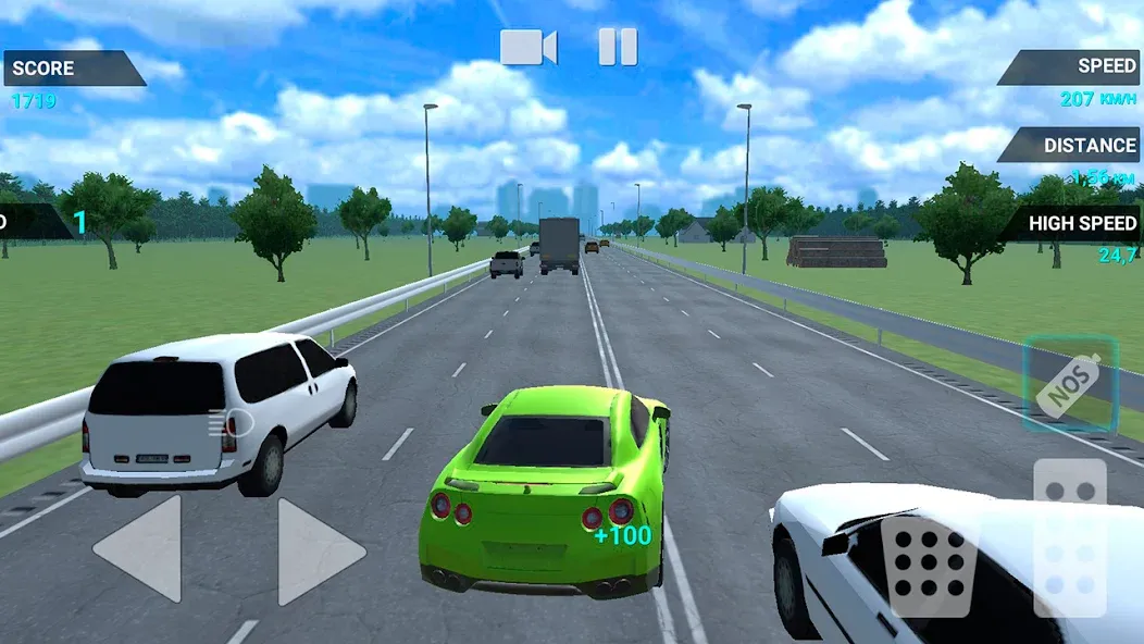 Traffic Racer Speeding Highway (Трафик Рейсер Скоростная Шоссе)  [МОД Unlimited Money] Screenshot 3