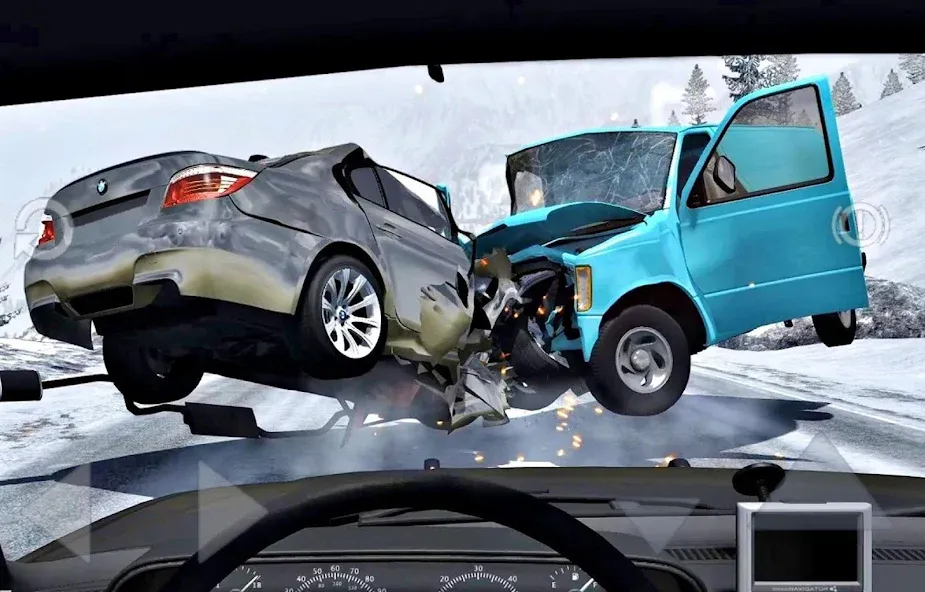 Car Crash Damage Engine Wreck (Кар Крэш Дамаг Энджин Врек)  [МОД Меню] Screenshot 1