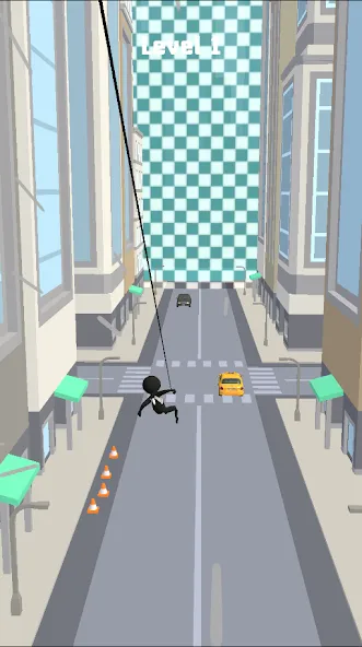 Web Slinging Race (Веббросок гонок)  [МОД Бесконечные деньги] Screenshot 2