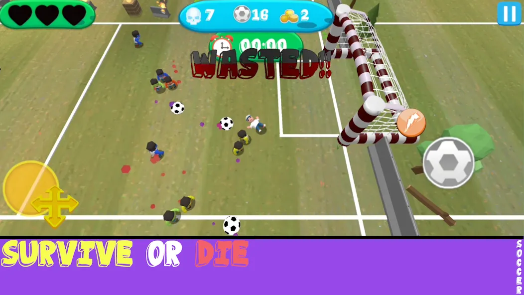 Soccer Apocalypse Survival (Соккер Апокалипсис Сурвивал)  [МОД Все открыто] Screenshot 2