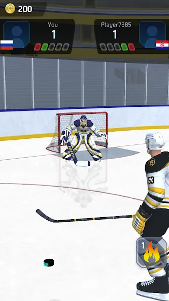 Hockey Game Stars 3D (Хоккей Гейм Старс 3D)  [МОД Unlimited Money] Screenshot 1