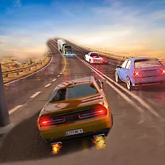 Скачать взломанную Car Highway Racing for Speed (Трафик Рейсер Трафик игры)  [МОД Бесконечные деньги] - стабильная версия apk на Андроид