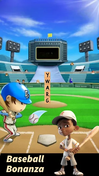 Baseball Letter Strike Homerun  [МОД Бесконечные деньги] Screenshot 4