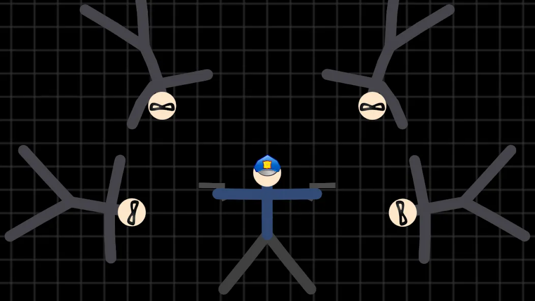 Stickman Warriors (Сткмен Вонсы)  [МОД Unlocked] Screenshot 1