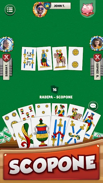 Scopa - Italian Card Game (Скопа)  [МОД Unlocked] Screenshot 4