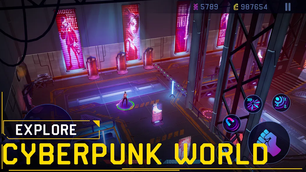 Rush Angel - Cyberpunk RPG (Раш Энджел)  [МОД Меню] Screenshot 3