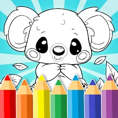 Скачать взлом Animal coloring pages  [МОД Mega Pack] - последняя версия apk на Андроид