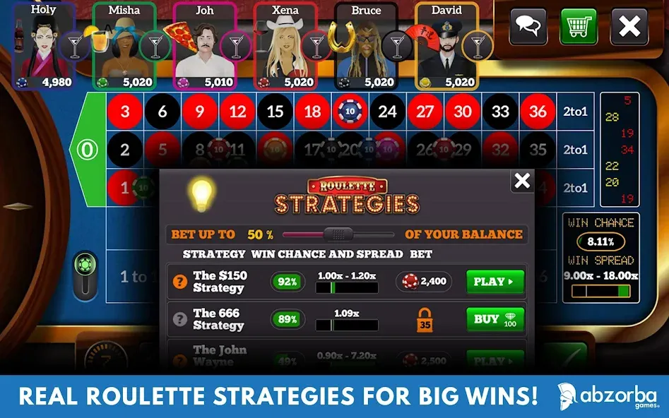 Roulette Live Casino Tables (Рулетка Лайв)  [МОД Много денег] Screenshot 2