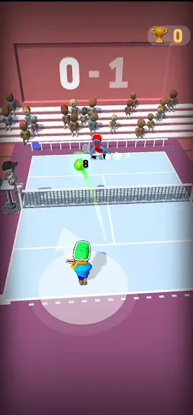 Deuce Hit! (Tennis)  [МОД Много монет] Screenshot 1