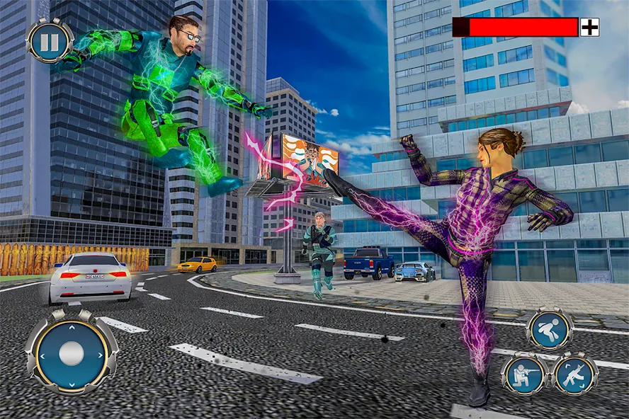 Light Superhero Speed Hero  [МОД Меню] Screenshot 4