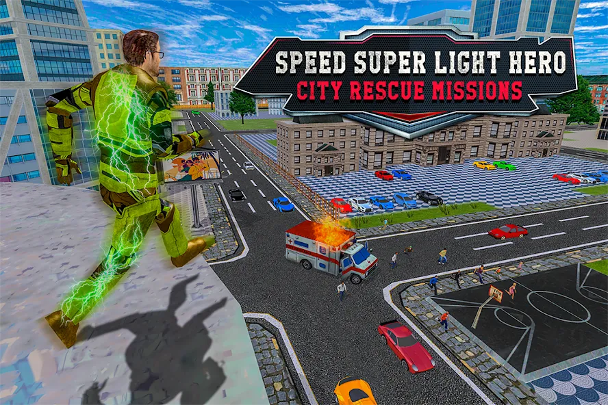 Light Superhero Speed Hero  [МОД Меню] Screenshot 5