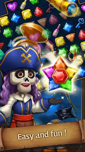 Jewels Ghost Ship: jewel games (Джуэлз Гост Шип)  [МОД Unlimited Money] Screenshot 3