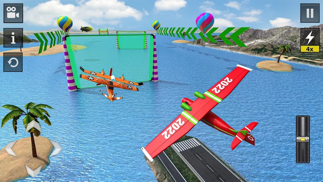 Flight Simulator - Plane Games (Флайт Симулятор)  [МОД Unlimited Money] Screenshot 3